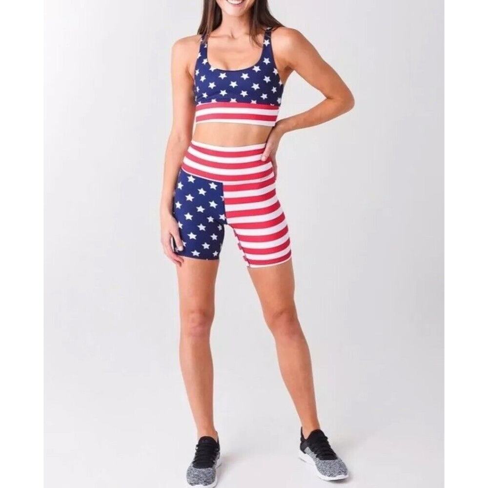Beach Riot Bike *Shorts only* Stars Stripes Flag 4th of July Size Small - Picture 11 of 16